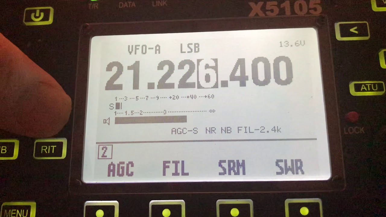Xiegu X5105 built in antenna analyser test