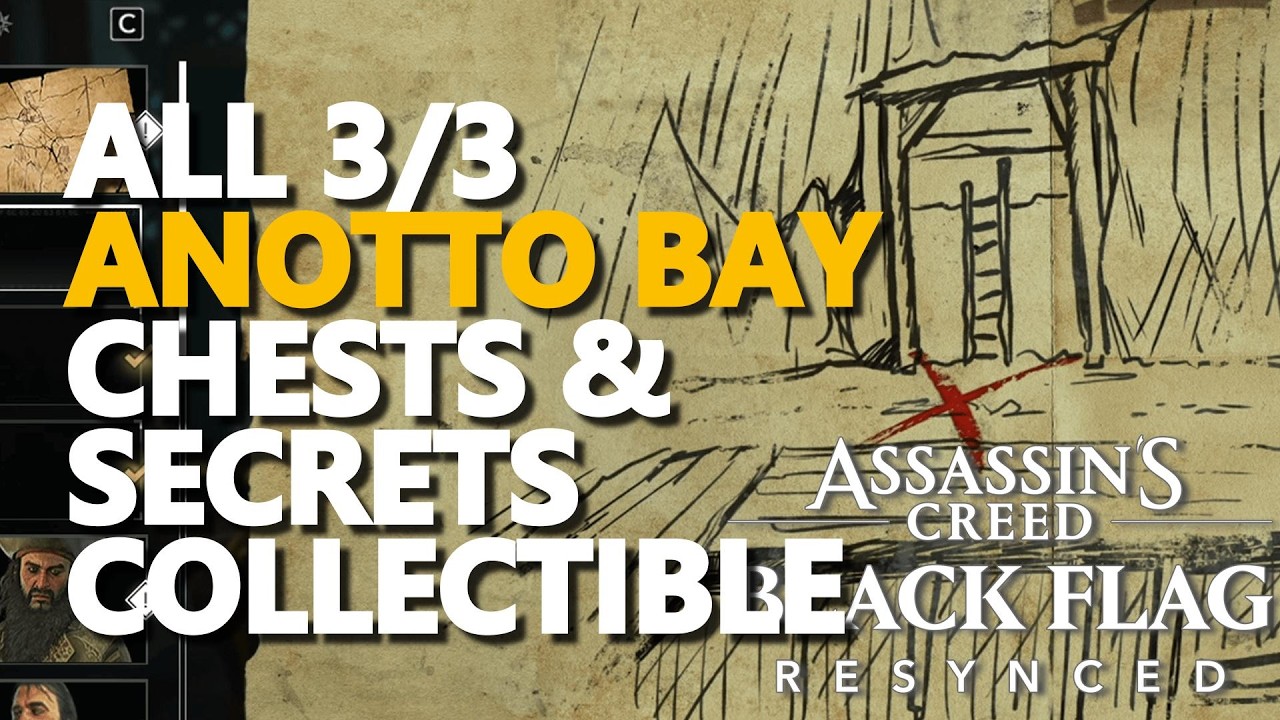 All Anotto Bay Chests & Secrets Collectible Assassin's Creed Black Flag Resynced