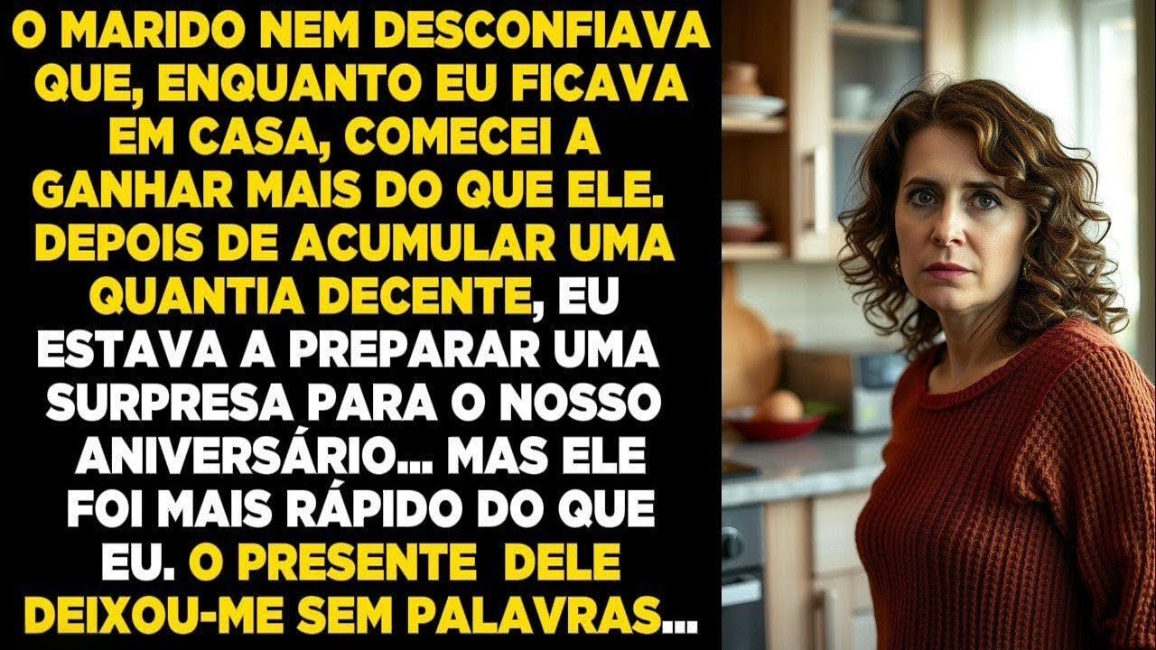 Meu marido nem imaginava que, enquanto eu ficava em casa, comecei a ganhar muito bem