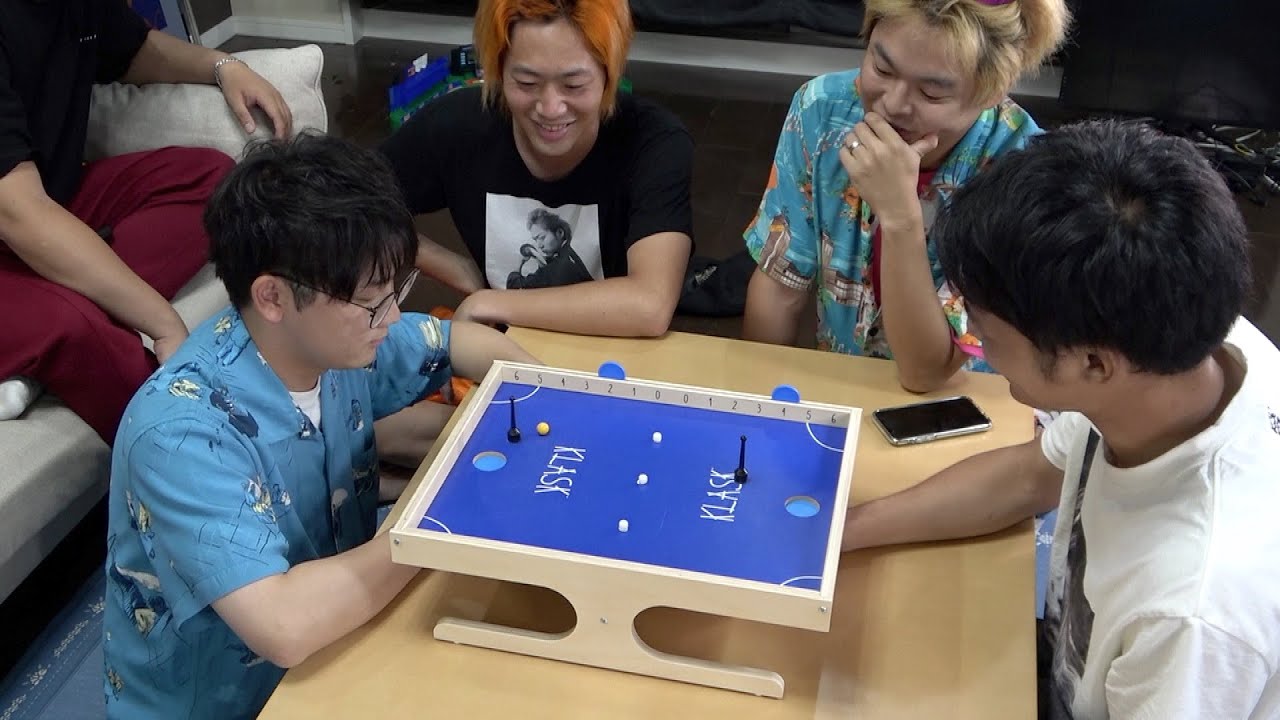 負けた奴｢１週間OS-1しか飲めない生活｣のKLASK対決
