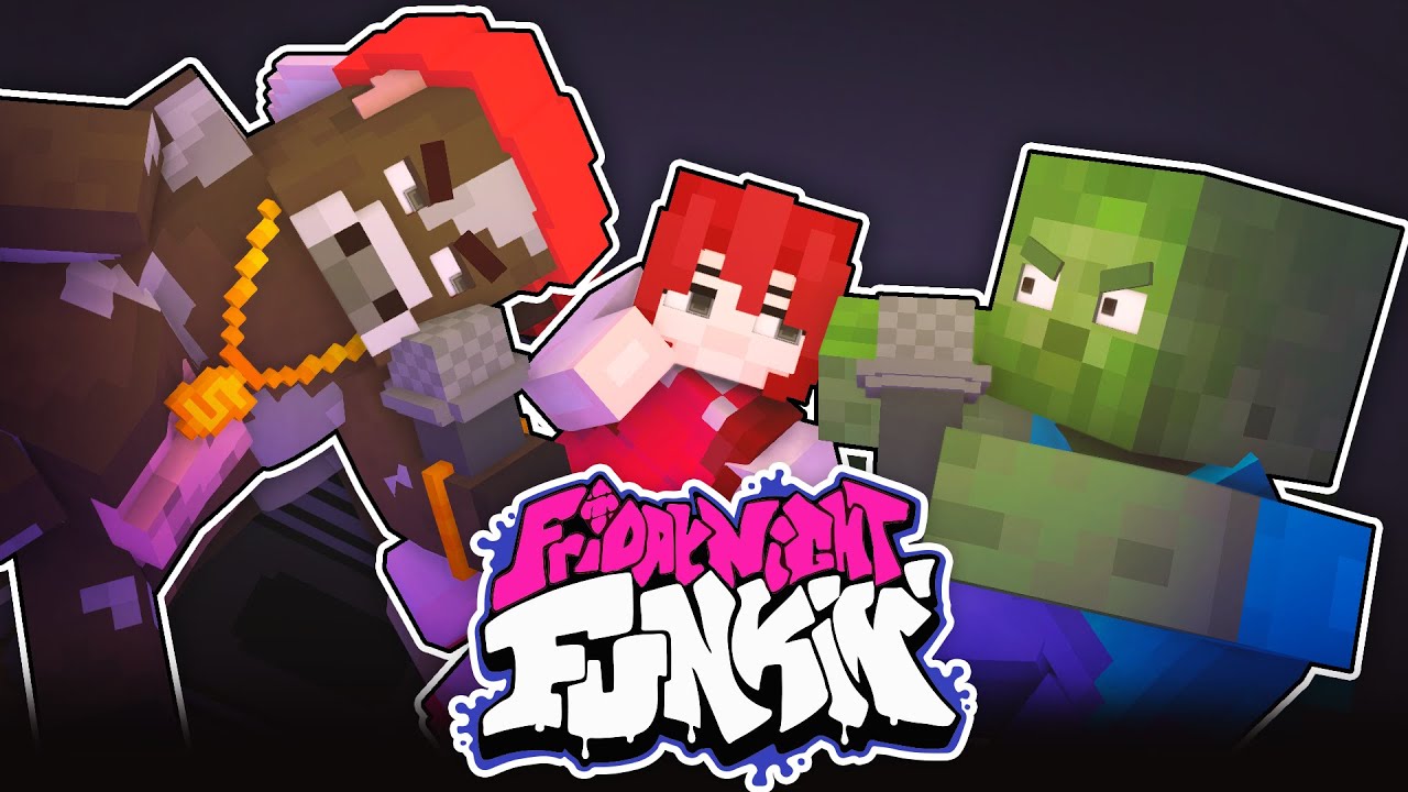 Monster School : FRIDAY NIGHT FUNKIN CHALLENGE - Minecraft Animation