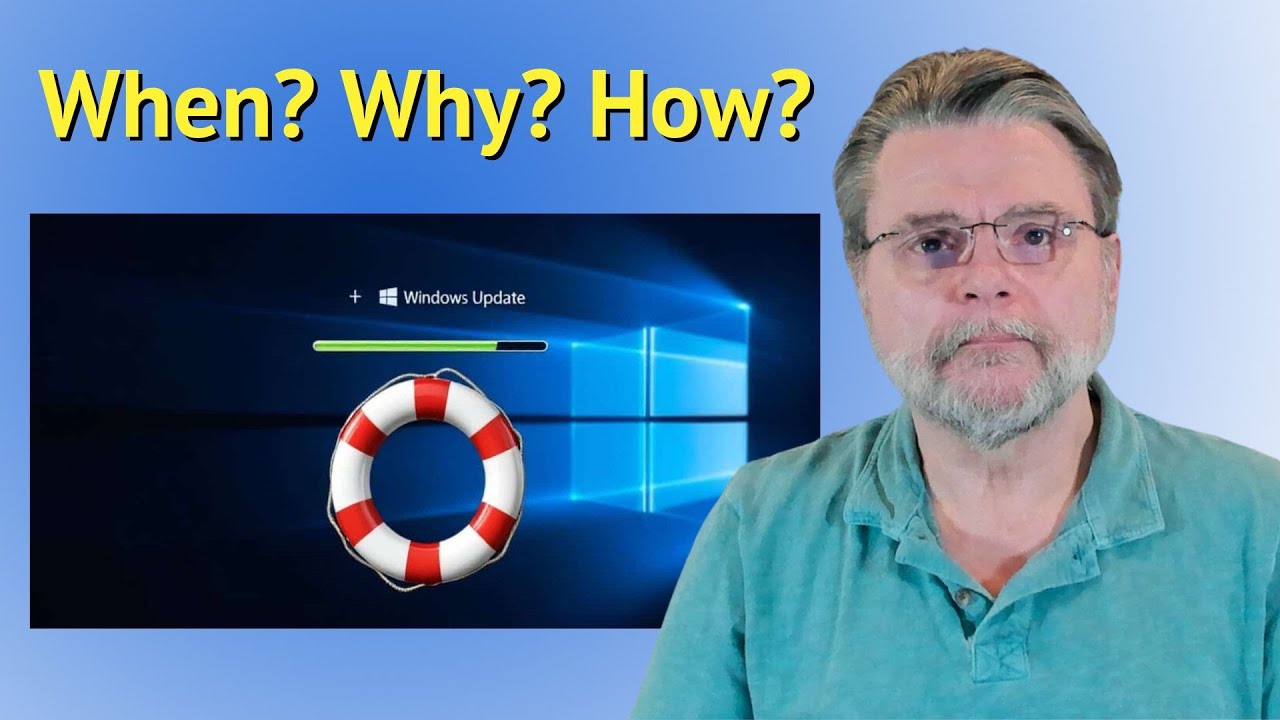 How to Back Up Before a Windows Update
