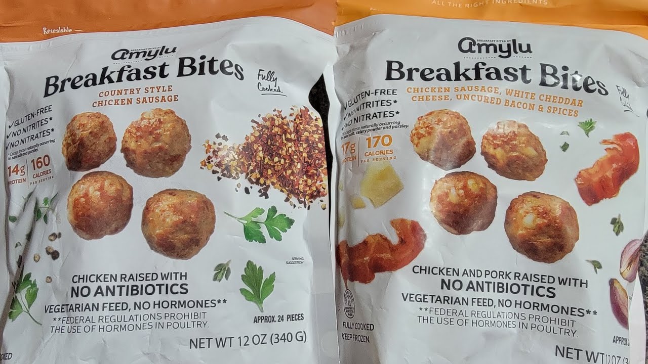 Amylu breakfast bites meatballs #tastetest #cubscorner 