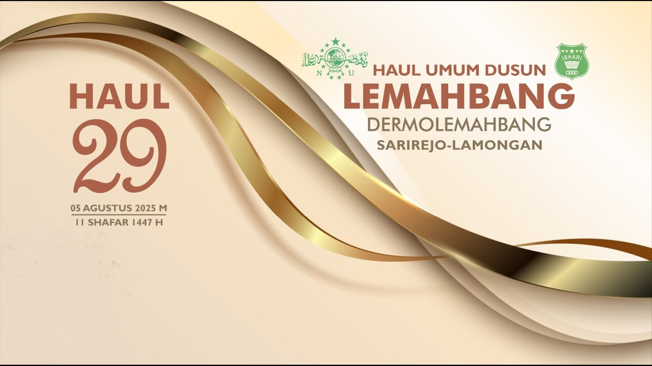 🔴 LIVE SHOLAWAT NABI BIL HADRAH ISHARI || HAUL UMUM LEMAHBANG SARIREJO LAMONGAN (5-8-2025)