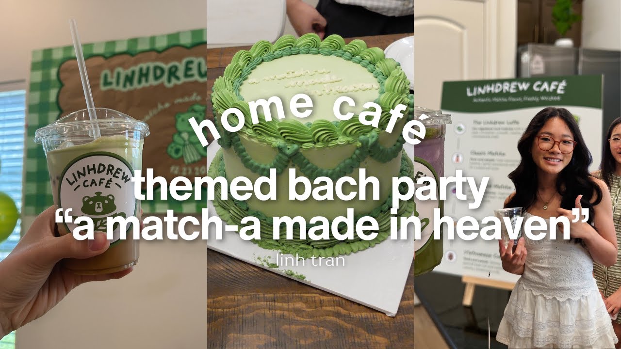 WEDDING SERIES | our bach party, a home café | 