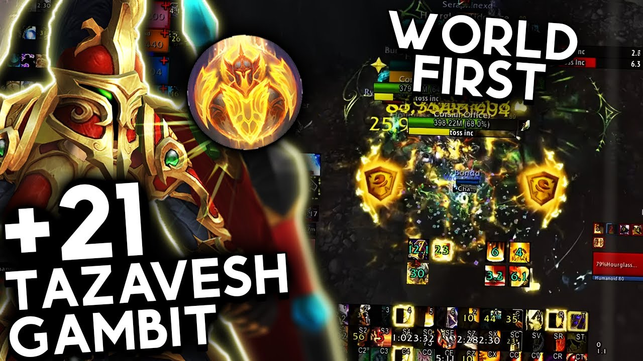 World first Gambit +21 | Lightsmith Prot Pally | TWW SEASON 3 M+