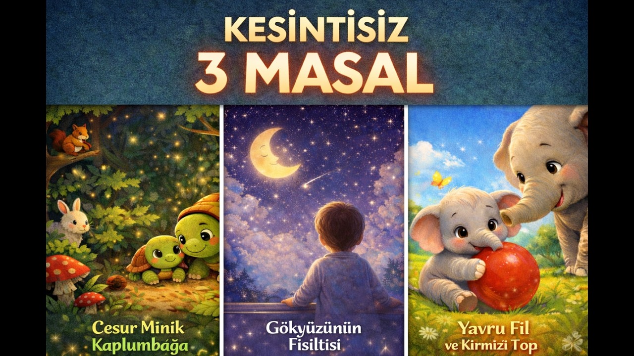 3 Masal Bir Arada | Kesintisiz Çocuk Masalları
