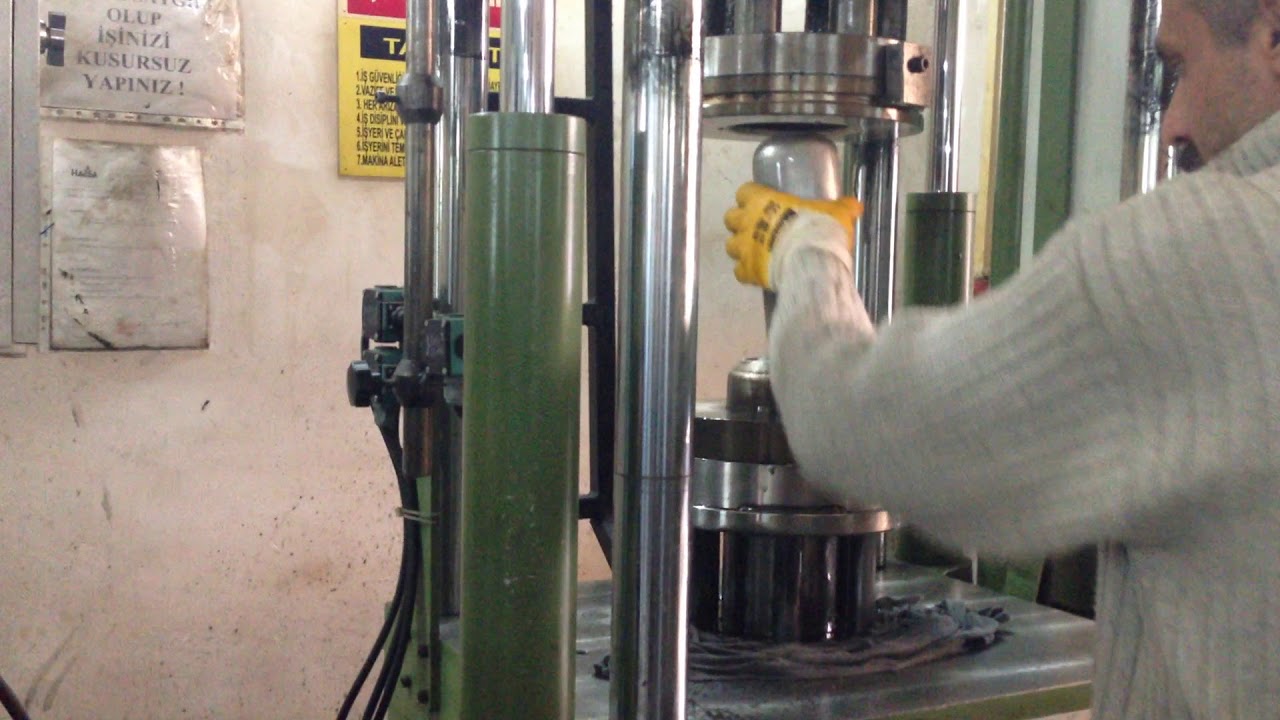 80 Ton1 Ve 2 Litre Çift Sıvama  Presi Kaykı makina