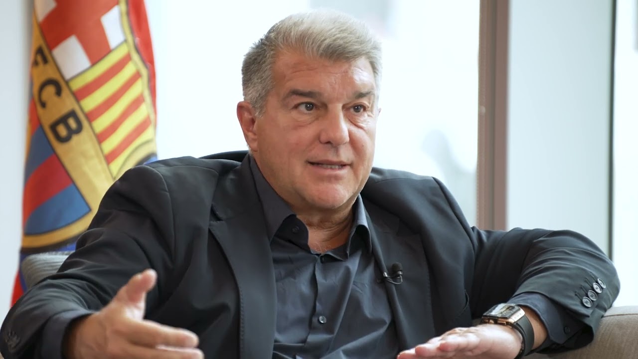 Entrevista con Joan Laporta, presidente del F&uacute;tbol Club Barcelona.