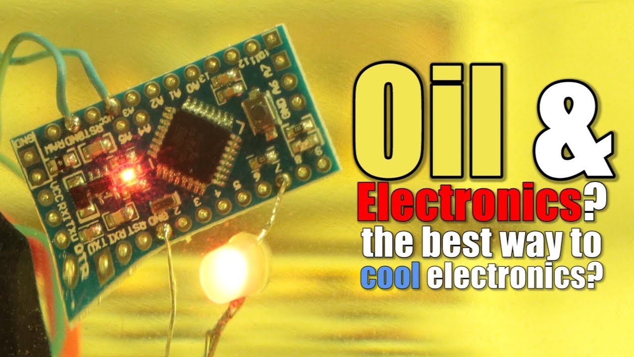 Oil & Electronics? the best way to cool electronics? (Experiment)