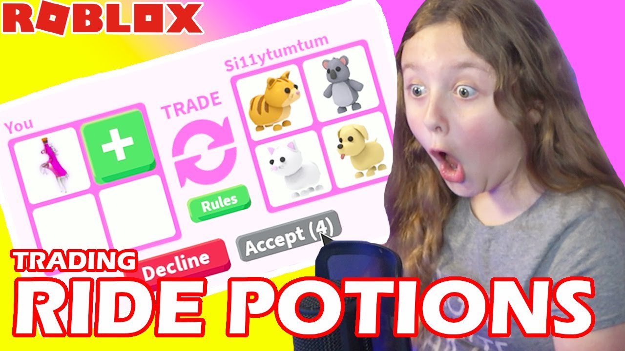 Trading ONLY Ride Potions Adopt Me! Roblox