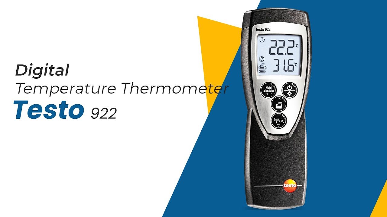 Digital Temperature Thermometer | Testo 922 | Instrukart