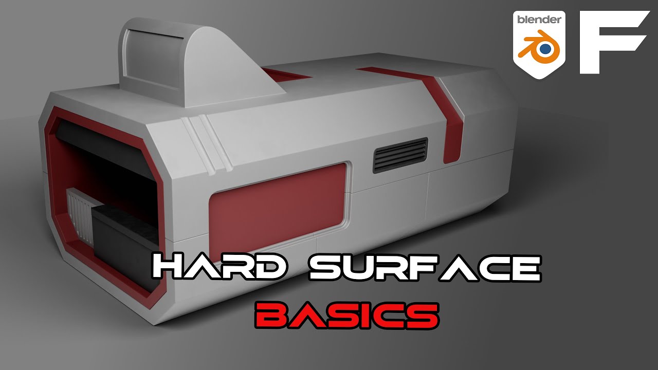 Hard Surface Modeling - SciFi Building With Fluent (Blender Addon)