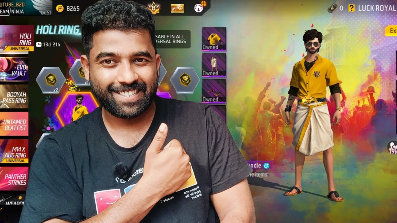 HOLI RING SPINNING ♥️ | CHAI WITH SPINNING | B2D GAMING 