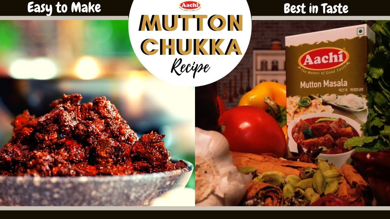 Mutton Chukka Recipe With A NEW Twist!! | Aachi Masala