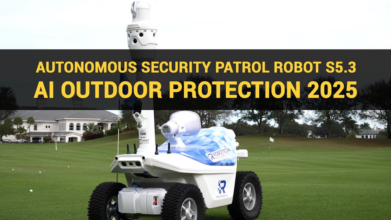 Autonomous Security Patrol Robot S5.3 | AI Outdoor Protection 2025