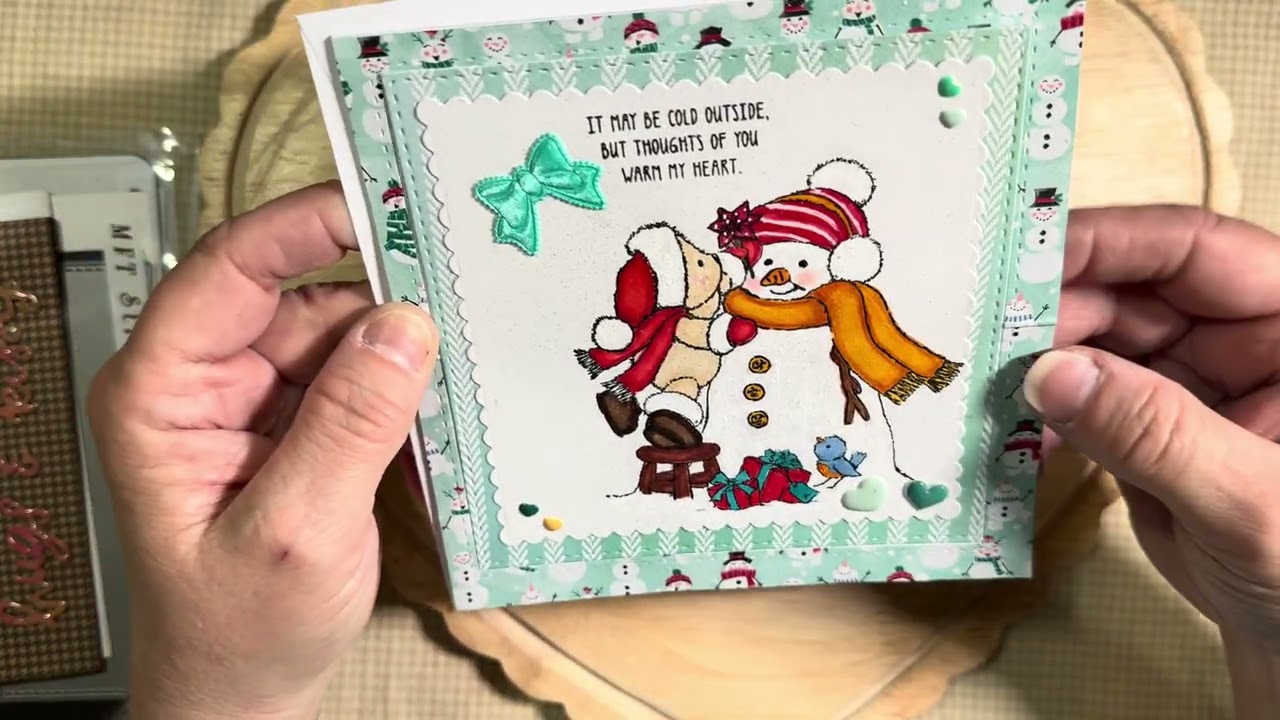 #satmornmakes, #2crafters1design, #Fortheloveofsnowmen, #letsmaketogether. Эпизод 7