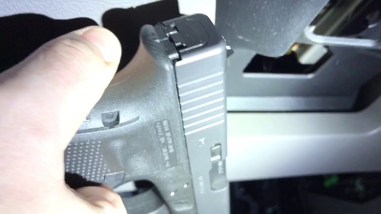 Gun magnets and car install Glock 17 mount