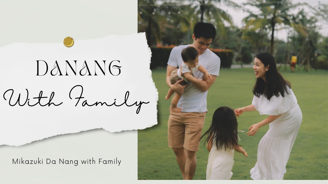 A Lovely Family of Four Enjoying Precious Moments at Da Nang