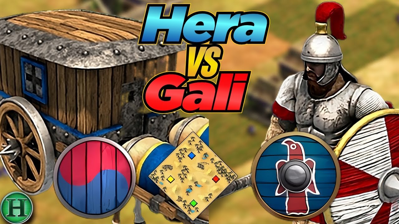 Koreans vs Goths | 1v1 Arabia | vs Gali | AoE2