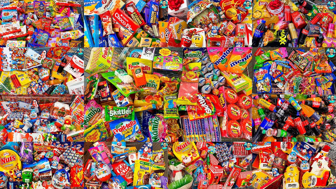5 HOURS ASMR Shopping 🍬 A Lot of Candy 2025 #2 Kinder Сюрприз, Очень Много Конфет и Сладостей