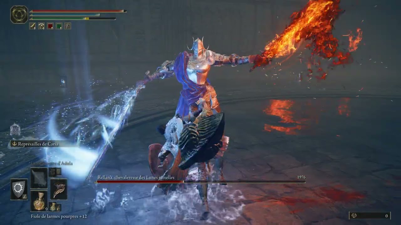 Hellvira vs Rellana, chevaleresse des Lunes Jumelles