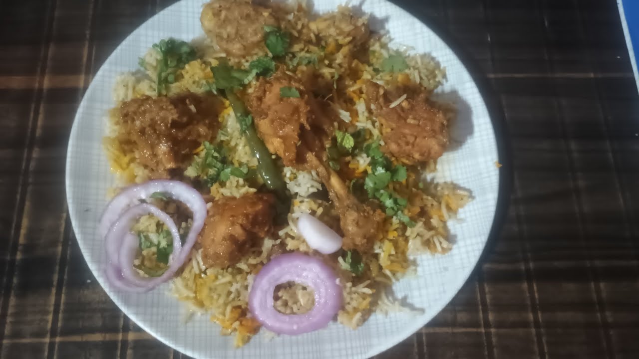 Ramadan spesal Hadrabadi chiken biryani recipe Minto me