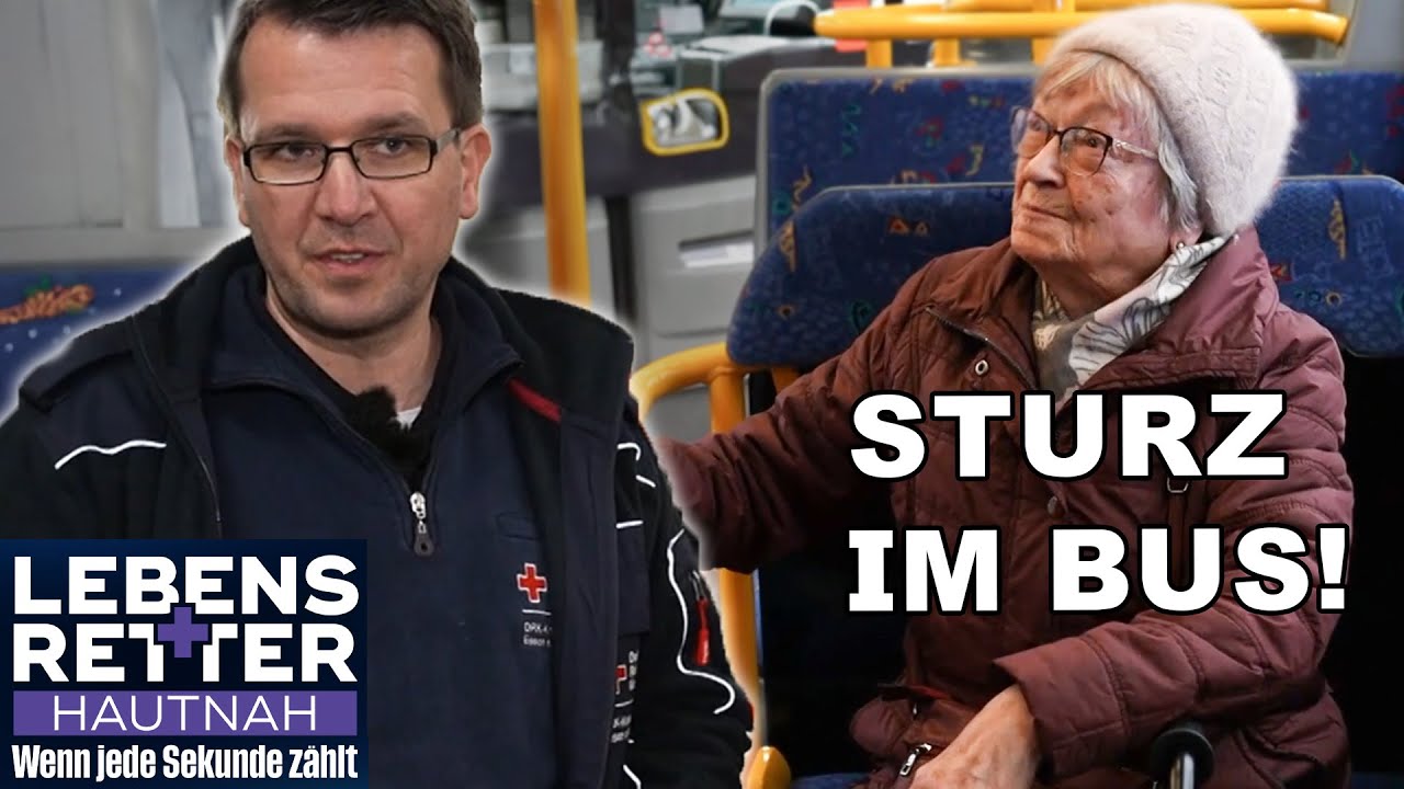 Busfahrer setzt Notruf ab: &Auml;ltere Frau gest&uuml;rzt | Lebensretter hautnah | SAT.1