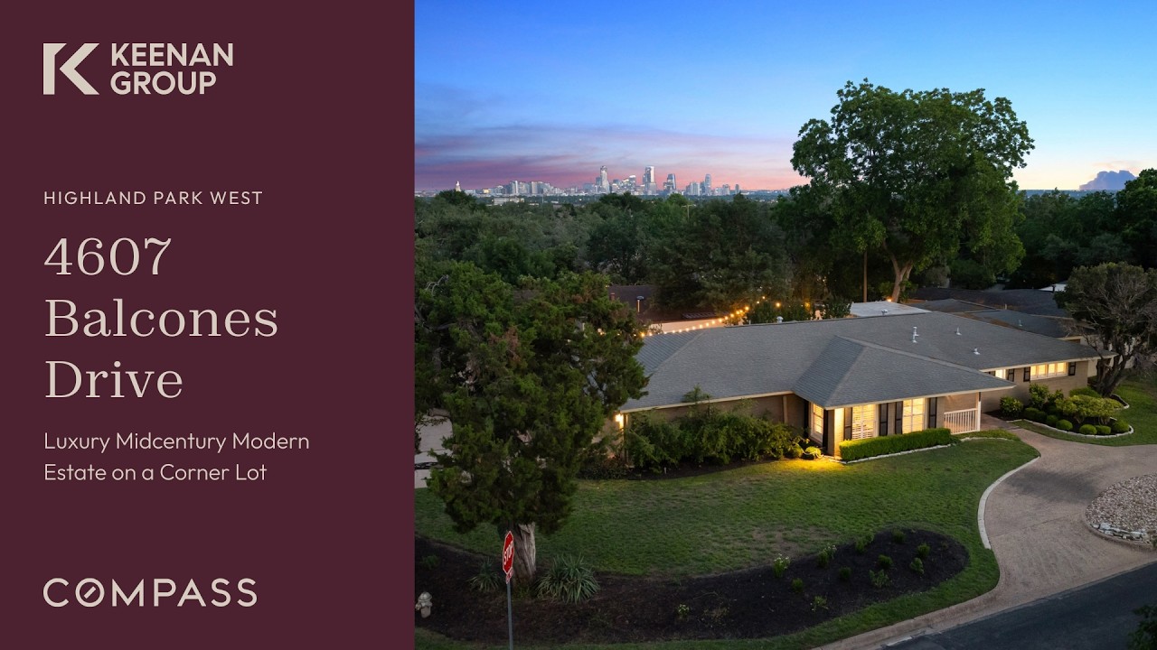 Mid-Century Modern Ranch in Balcones Park | 4607 Balcones Drive Tour