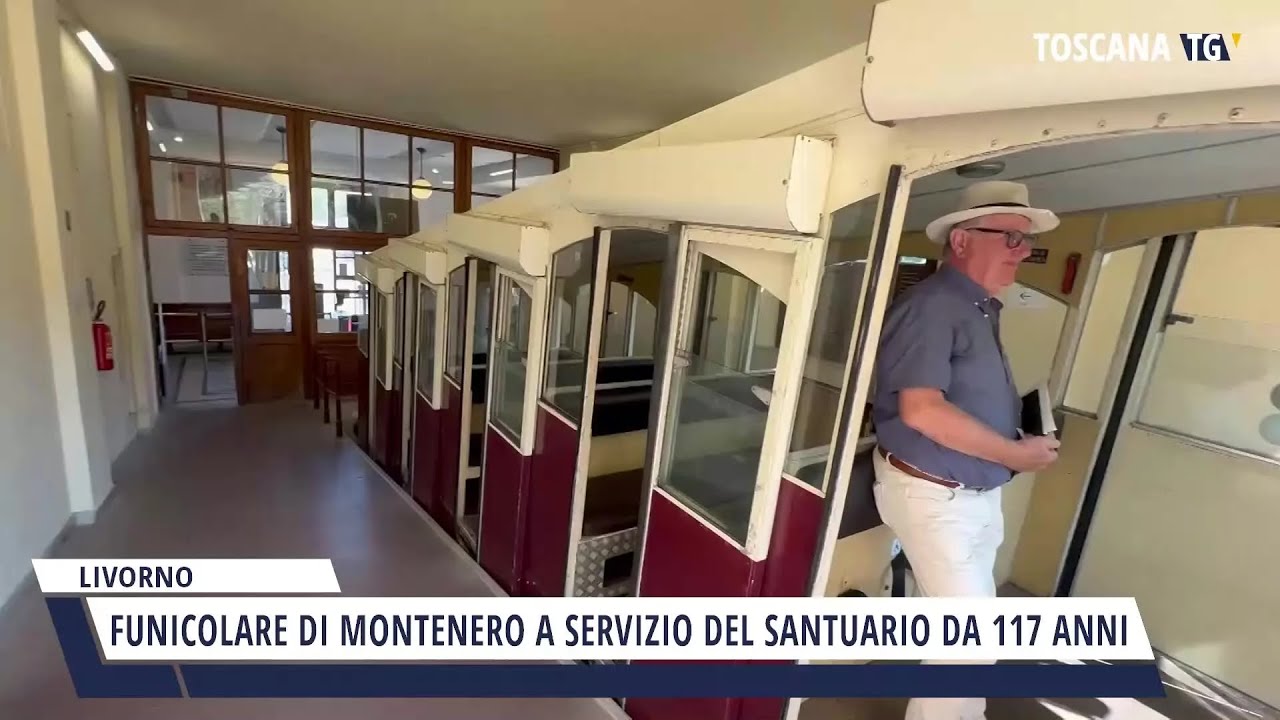 2025-08-07 LIVORNO - LA FUNICOLARE DI MONTENERO IN SERVIZIO DA 117 ANNI