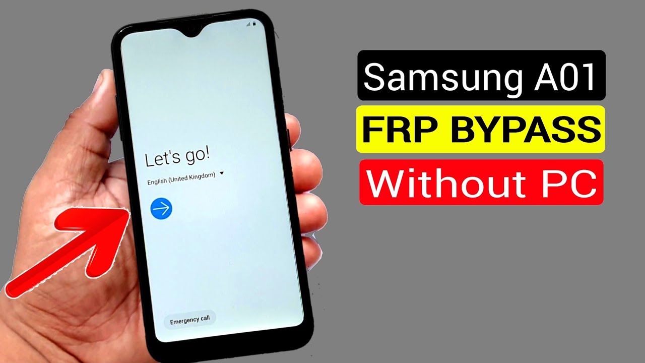 Samsung A01 Bypass Google Account/FRP Lock |ANDROID 10 Q Without PC
