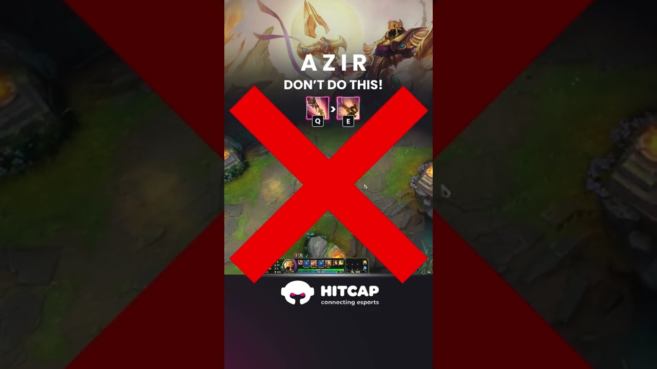 Azir combos and what NOT to do! |#shorts