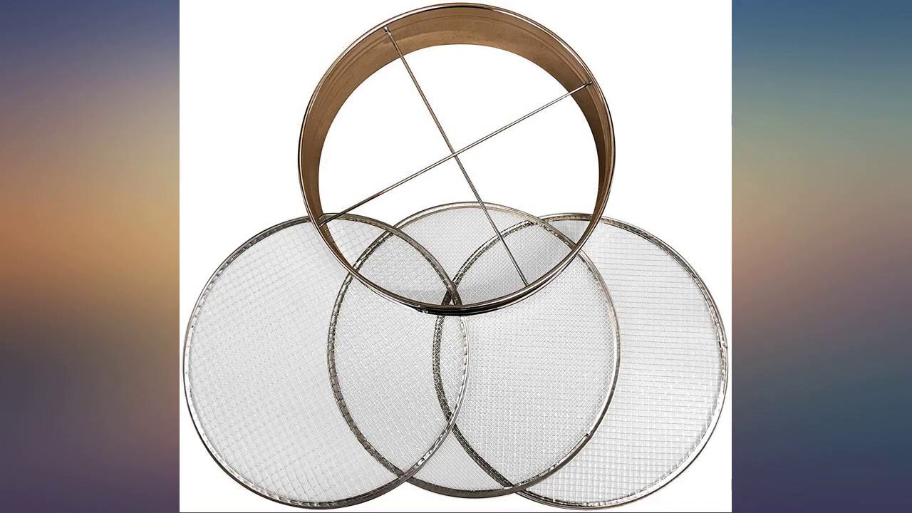 4pc Soil Sieve Set, 12