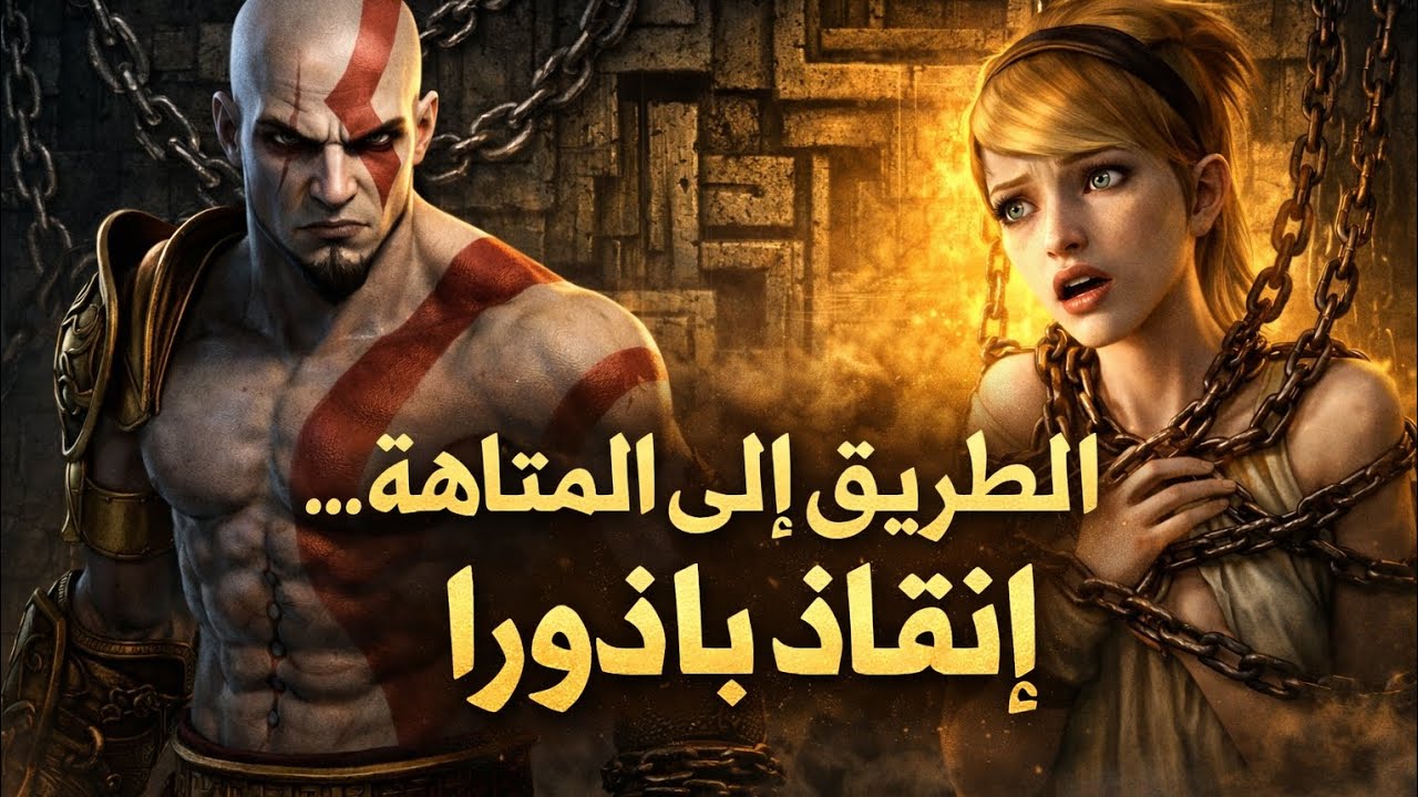 الحلقة 8: God of War III | الطريق إلى المتاهة وإنقاذ باندورا( CHAOS MODE) 