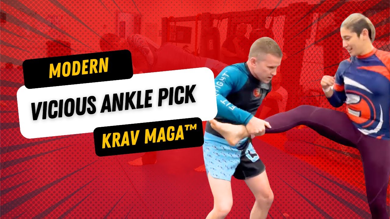 Жестокий захват лодыжки (бросок через одну ногу) | Fit to Fight® Fix