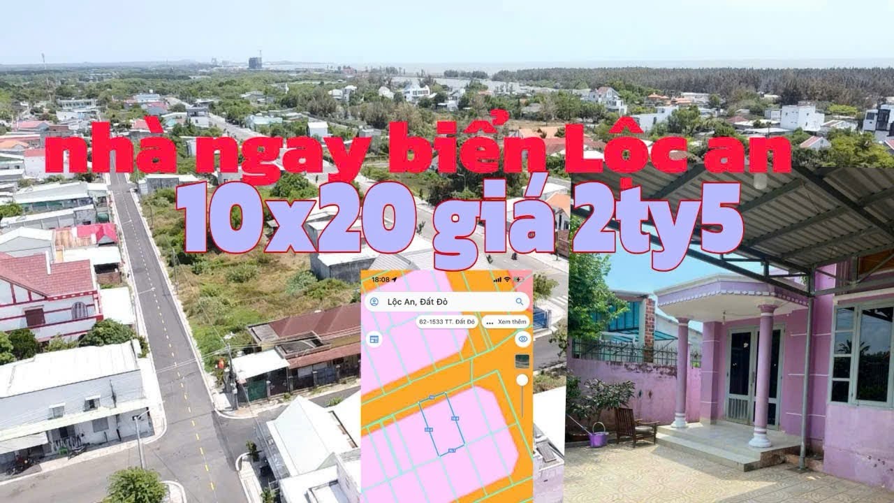 10x2O TÁI ĐỊNH CƯ LỘC AN GẦN BIỂN CHỦ NGỘP BÁN GẤP