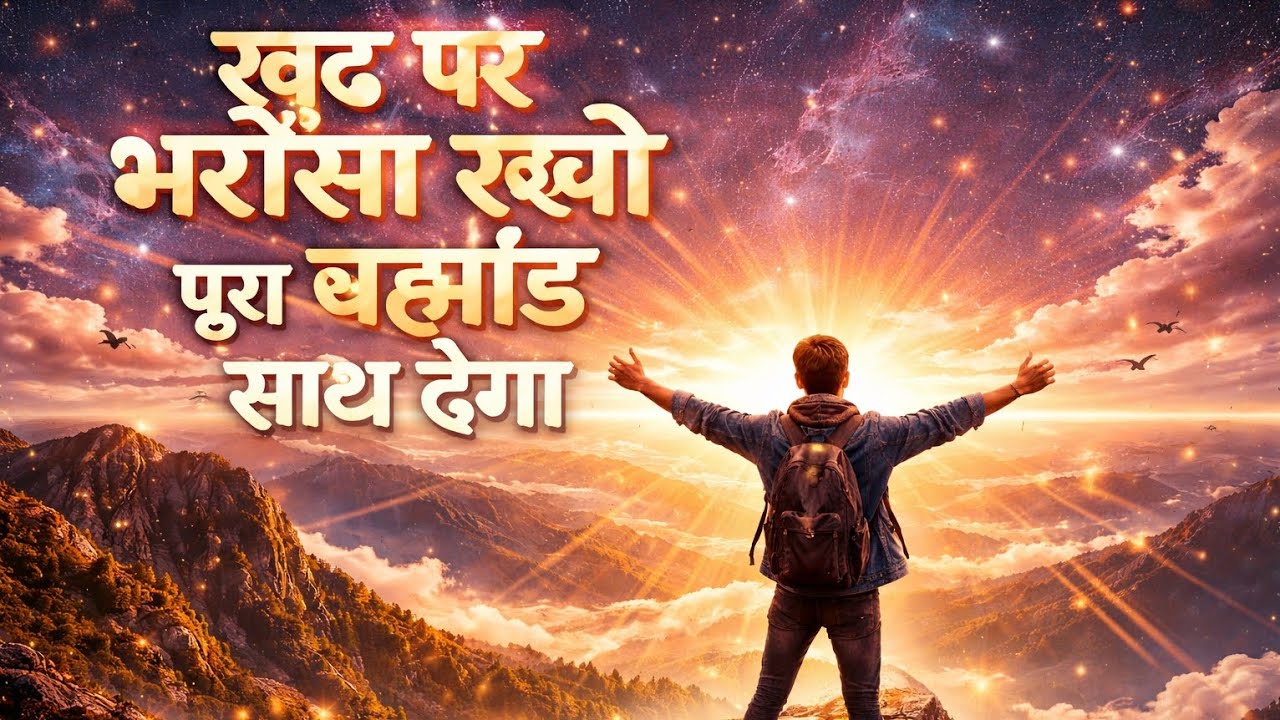 OSHO - ख़ुद पर भरोसा रखो । पूरा ब्रह्मांड साथ देगा । OSHO HINDI SPEECH |