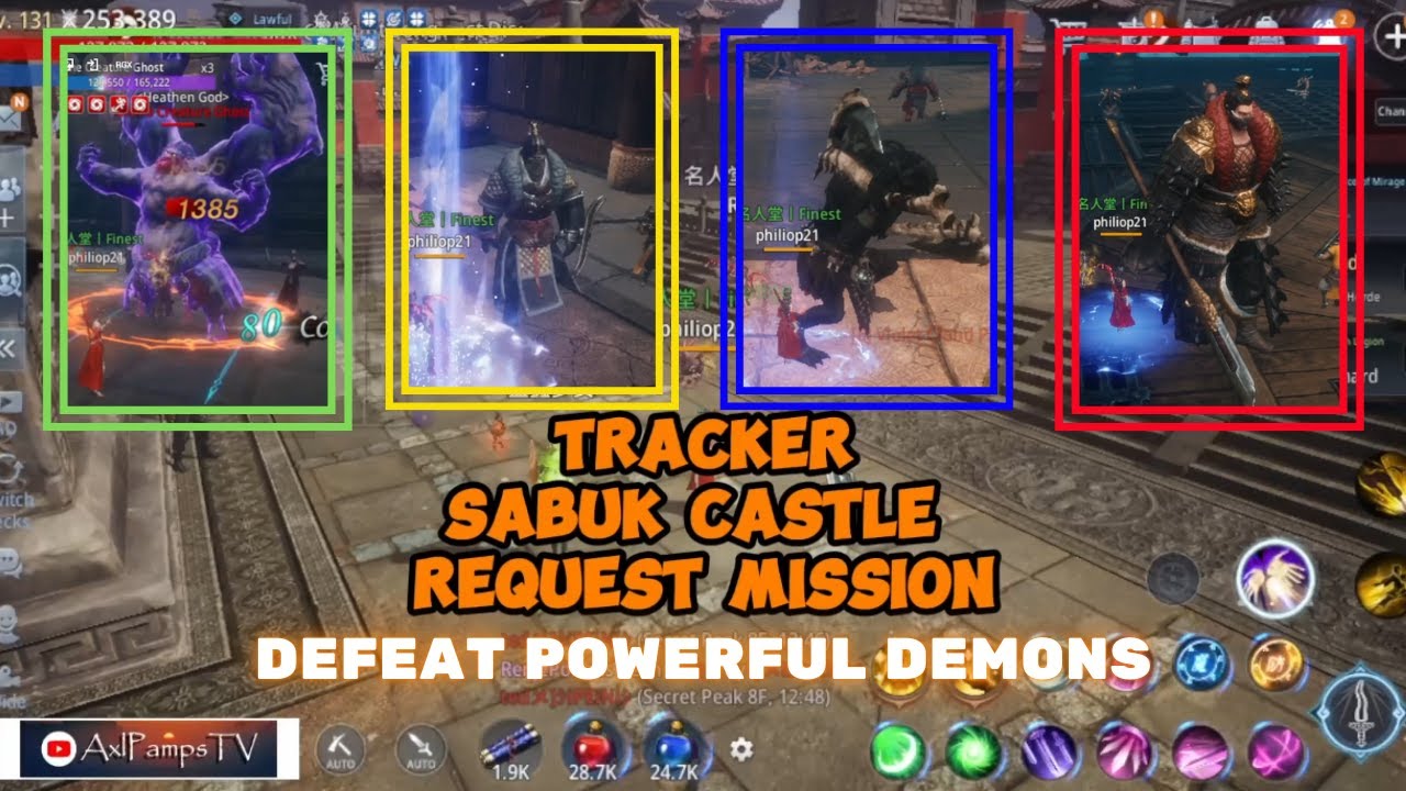 TRACKER MIR4 SABUK CASLTE REQUEST MISSION