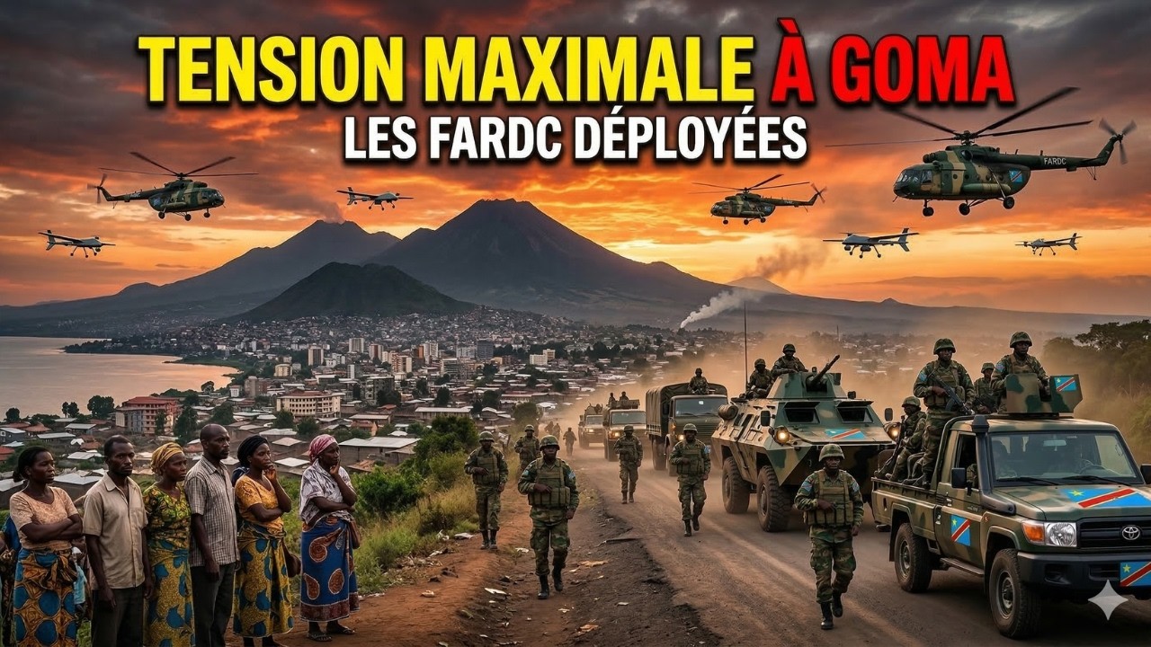 PANlQUE À GOMA : Les FARDC et leurs Alliés Lancent une Opération Décisive | Analyse Complète