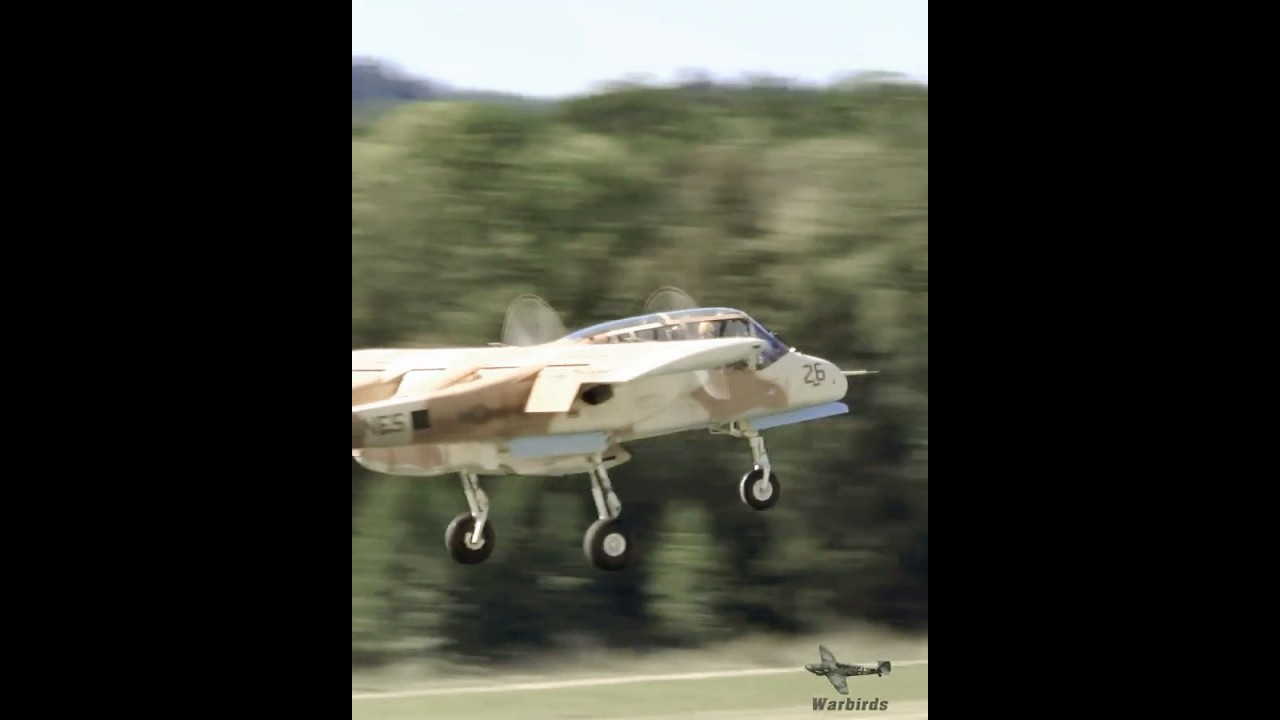 Rockwell OV-10 Bronco short landing Demo #aircraft #warbird #avgeek #vietnam