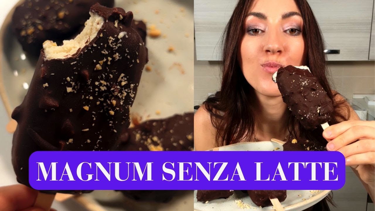 MAGNUM fatti in casa - SENZA LATTE (Ricetta SENZA GLUTINE) | Diana&Alessio