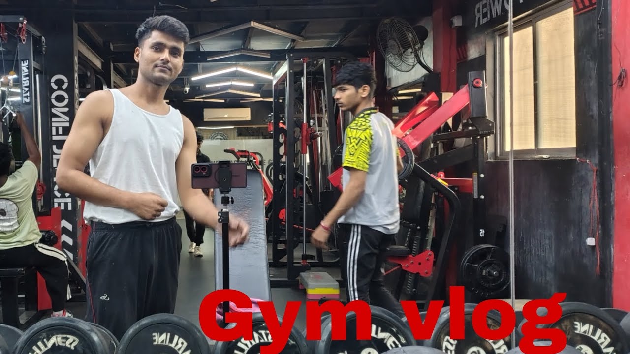 Gym vlog. gym workout video