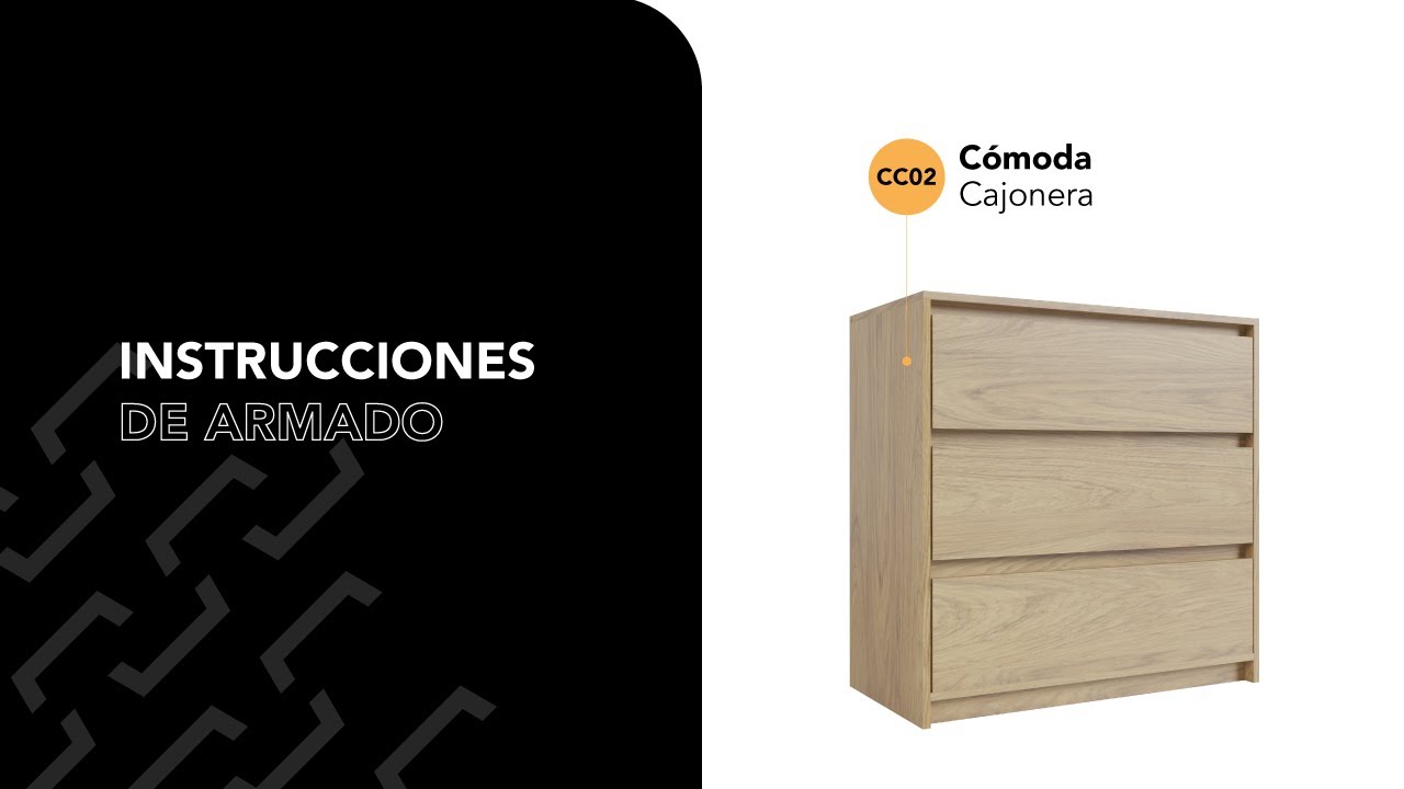 Cómoda Cajonera CC02 - Video de Armado