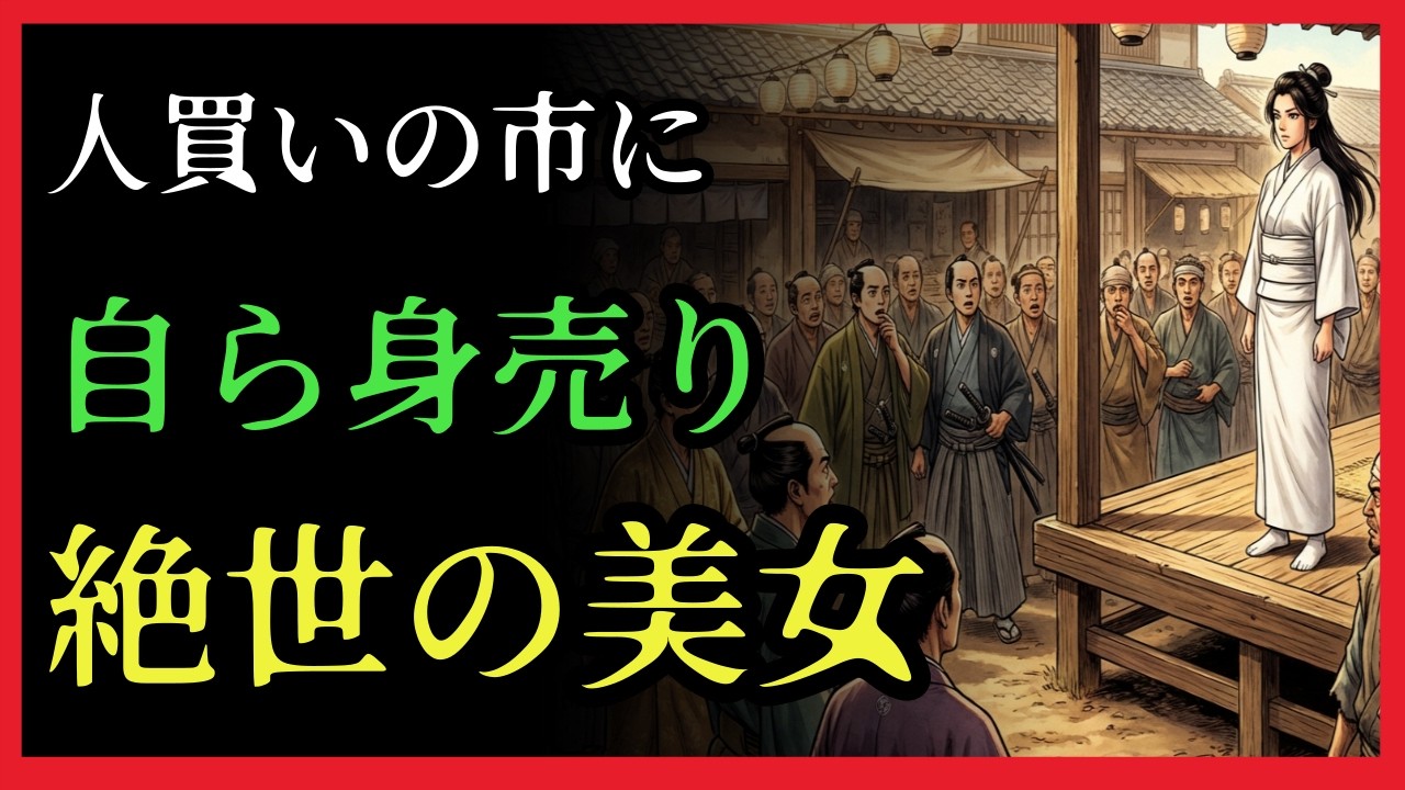 人買いの市 自ら身売り 絶世の美女 | オーディオブック | 睡眠用童話 | 聞く本 | 昔話