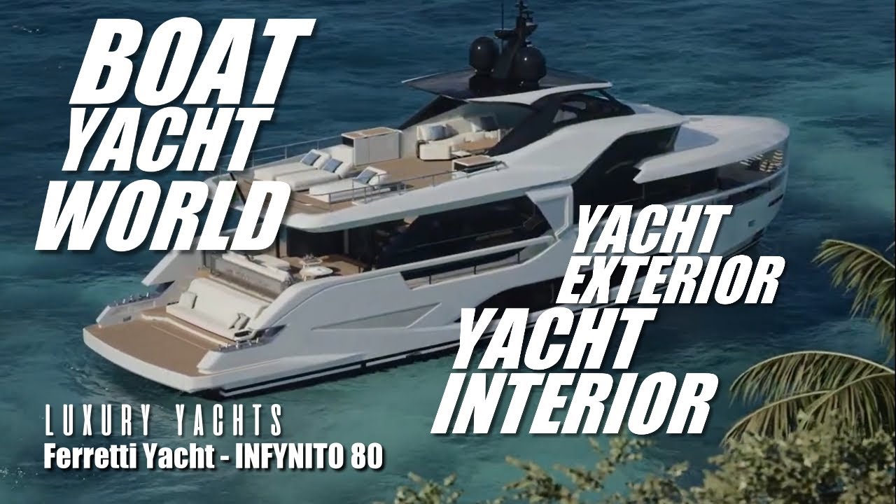 Ferretti Yacht   INFYNITO 80   #boatyachtworld #yachting #boating