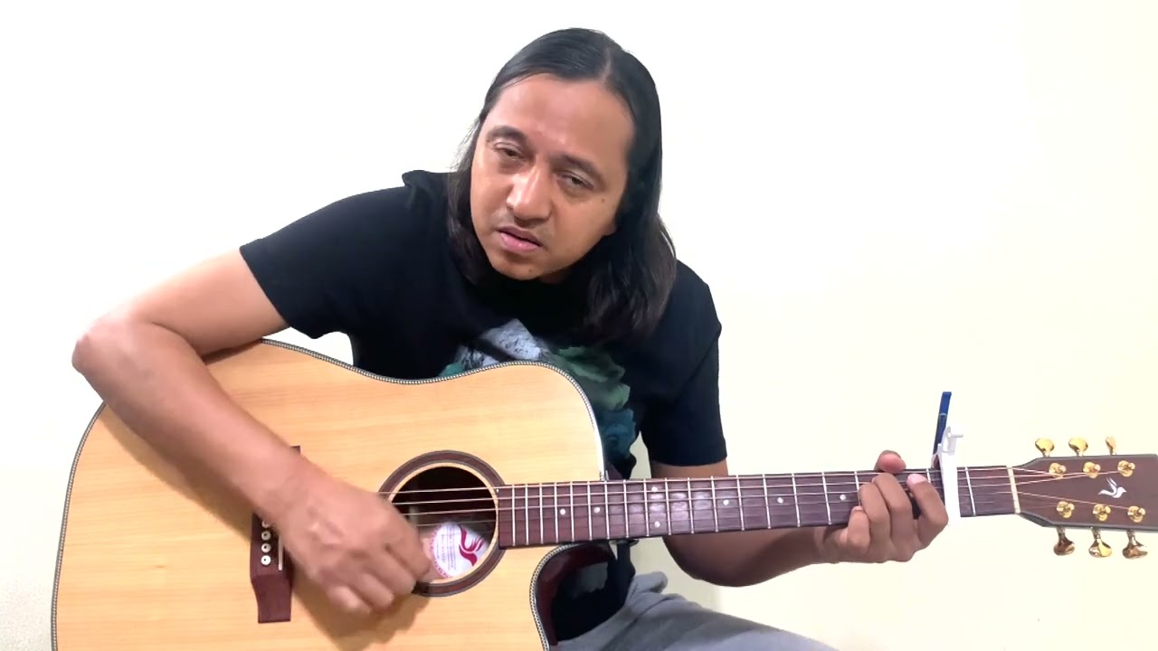 အလွမ်းခရီးသည်  rhythm guitar tutorial  zaw latt ros