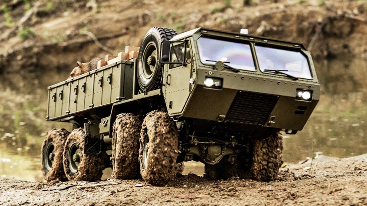 HG P801 HEMTT 8x8 RC Looks Amazing on the Trail!