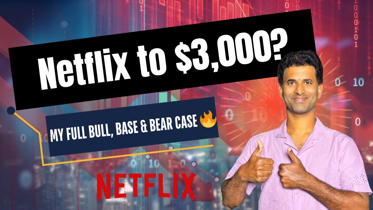 Netflix Stock Prediction &mdash; Bull, Base & Bear Scenarios Enhanced DCF Model