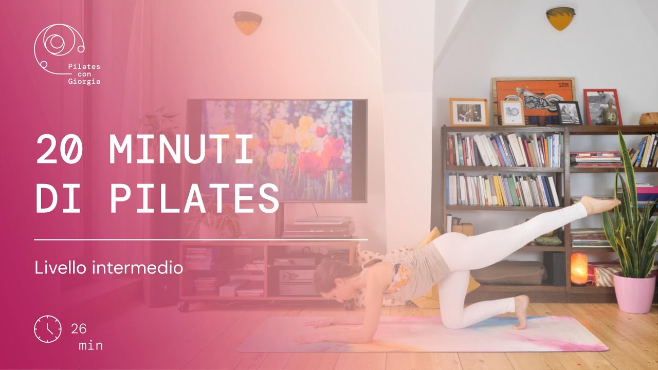 20 minuti di Pilates per tutto il corpo