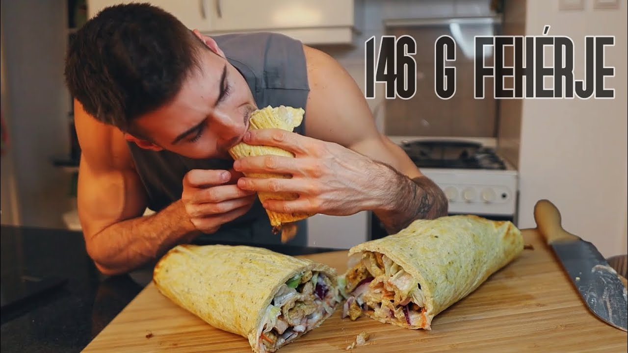 ANABOLIKUS GYROS / DÖNER TEKERCS , 146 gramm fehérjével!
